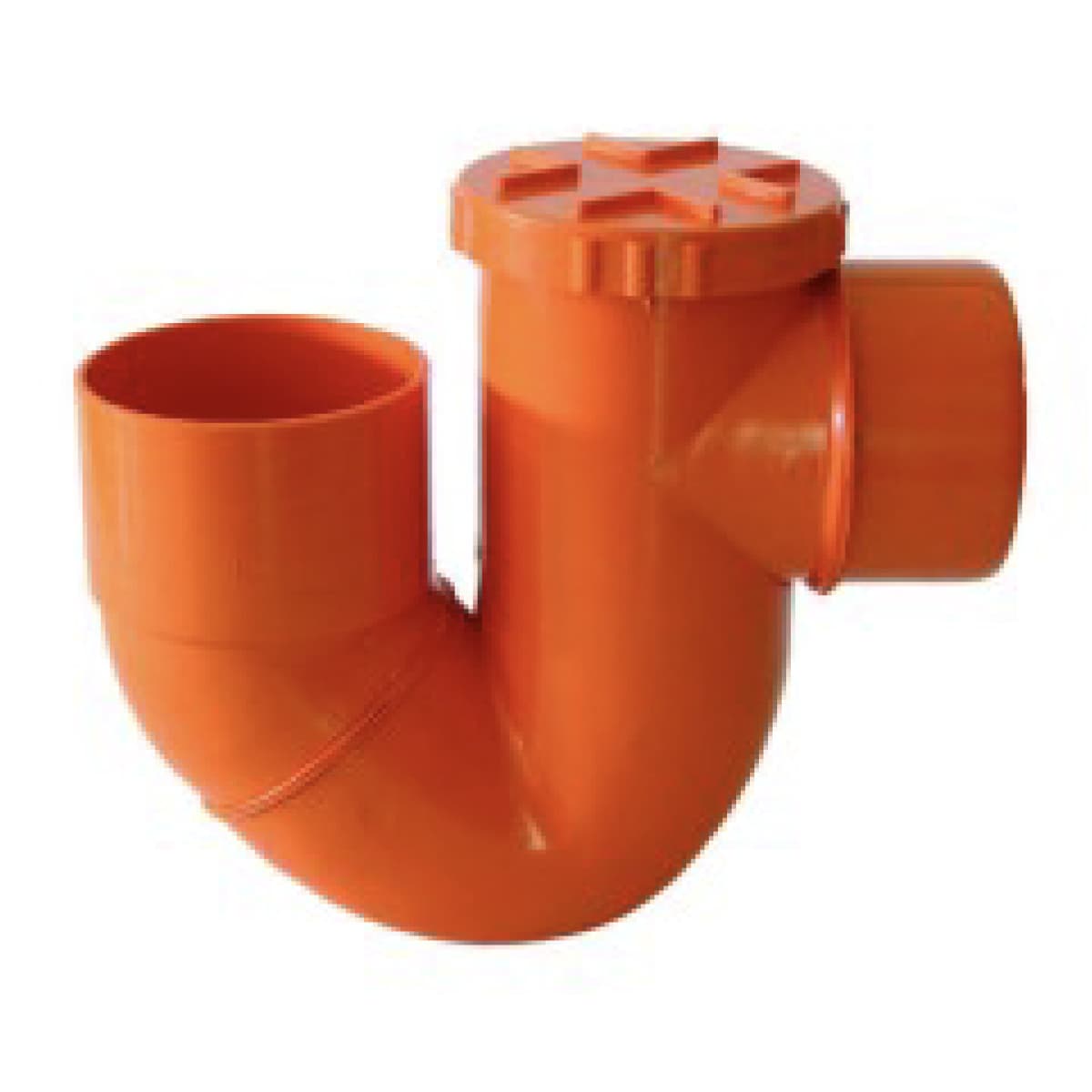Sifone V o Arancio in PVC ad Incollaggio Ø 100 - 2