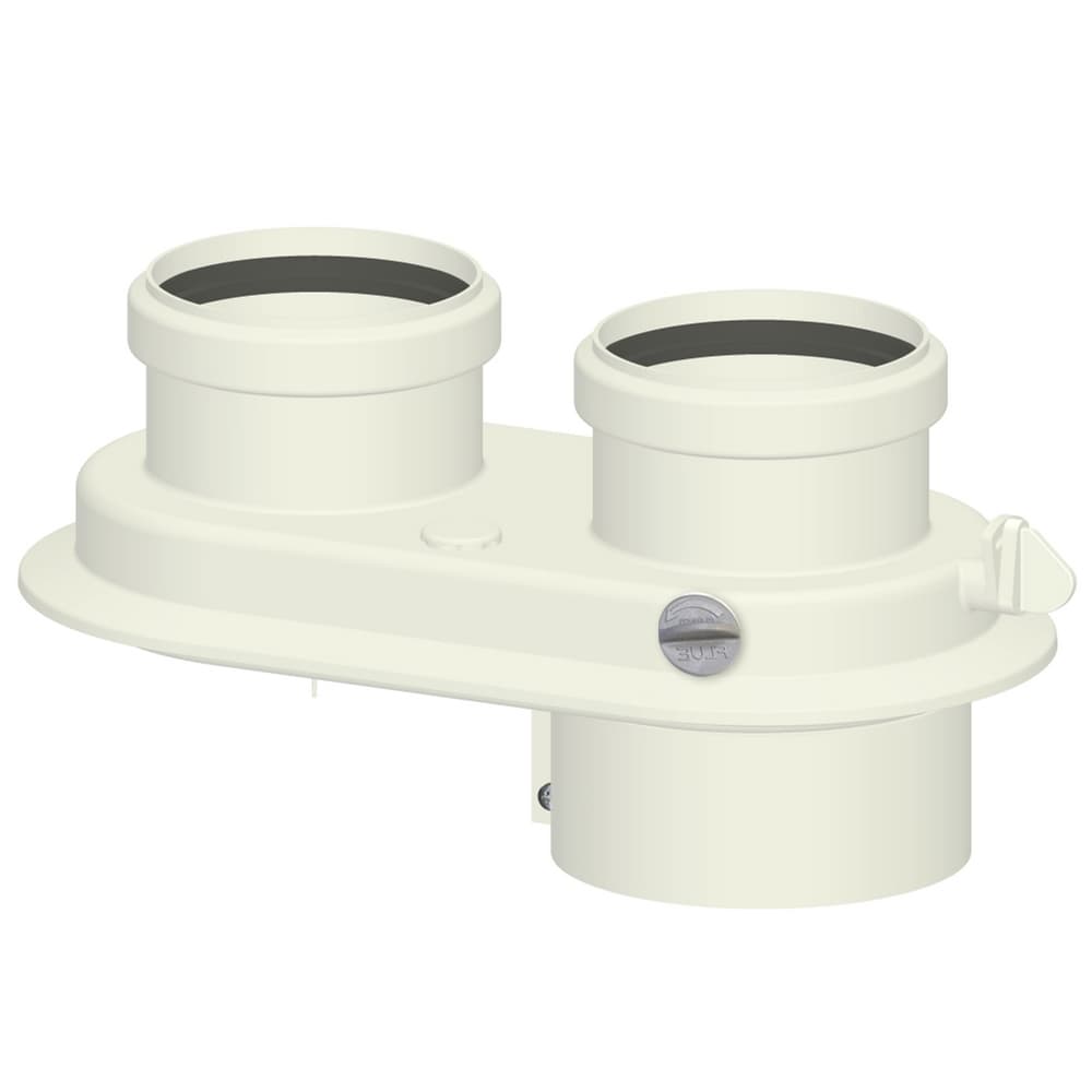Kit Scarichi Separati Monoblocco per Scaldabagno Tiraggio Forzato BAXI - 2