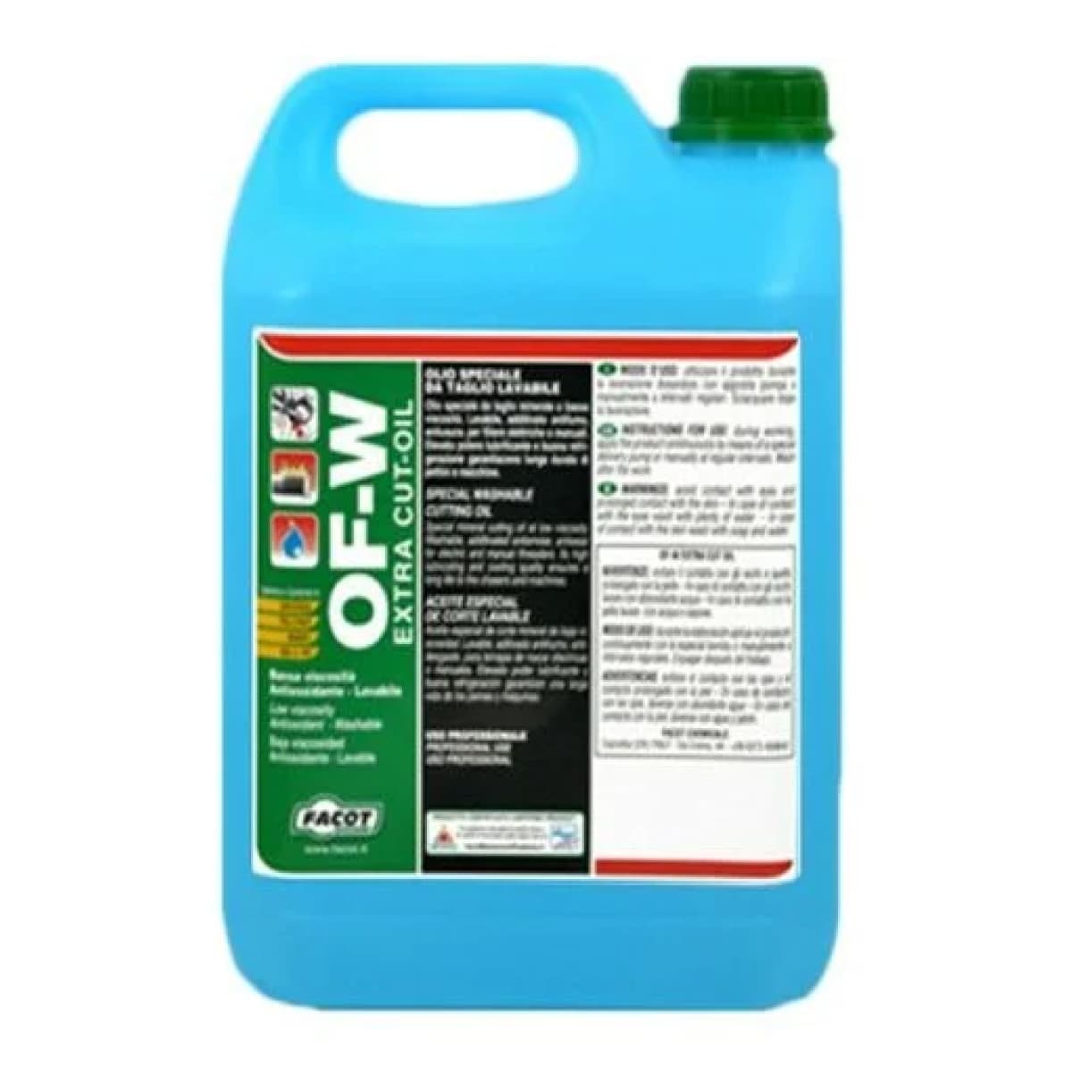 Olio da Taglio in Lattina 5 Lt Facot Chemicals di Rimoldi - 2