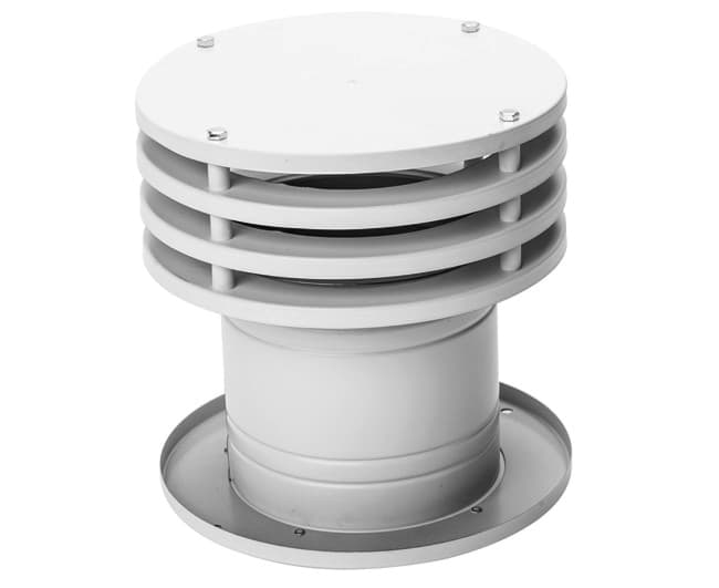 Esalatore a Vetro Smaltato Bianco Ø 150 MAIN - 2