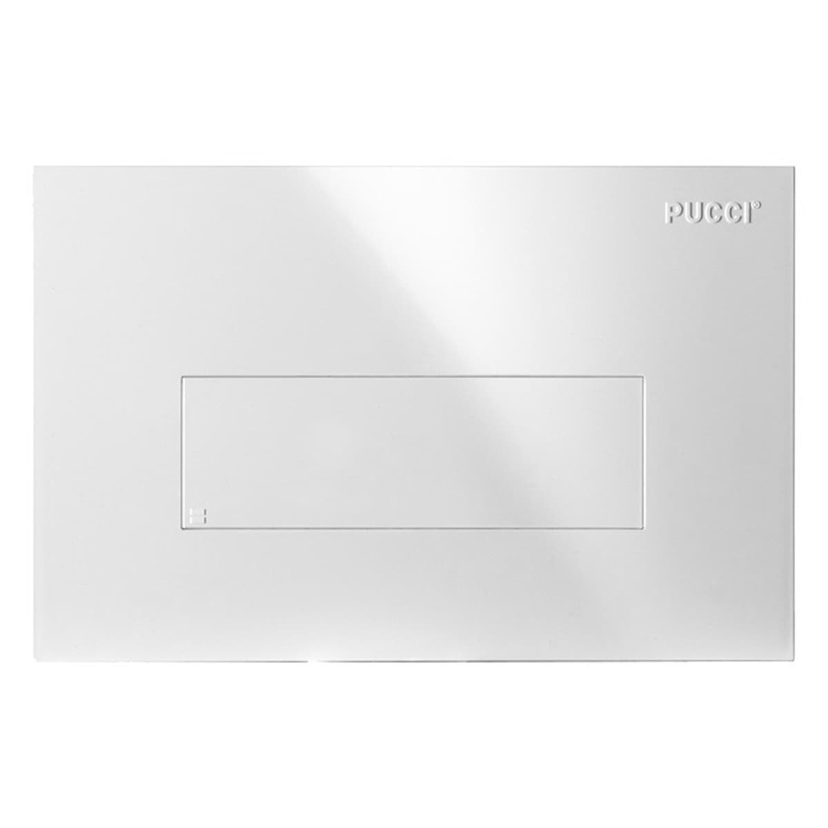 Placca 1 Tasto Modello Sara Linea Bianca Pucciplast - 2