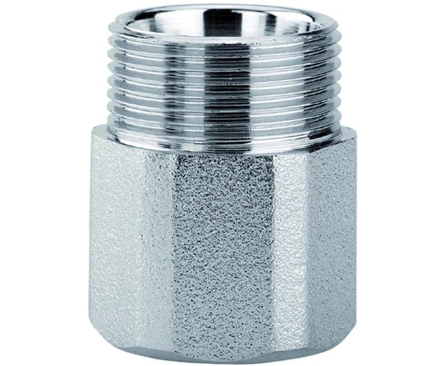 Raccordo Diritto Femmina in Ottone Cromato ¾ Maschio 24 x 19 Arteclima - 2