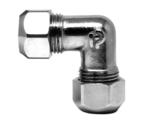 Raccordo Curvo Intermedio a Tenuta Ptfe per Tubo Rame Cromato Pettinaroli - 2
