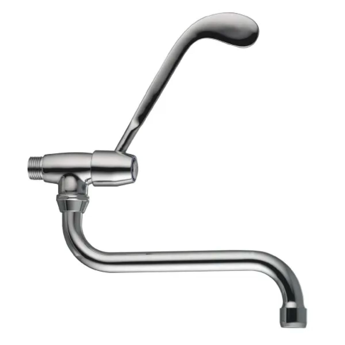 Rubinetto Snodo a Muro con Leva Clinica ½ Porta & Bini Rubinetterie - 2