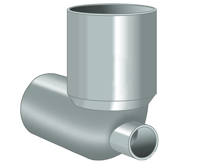 Curva Scarico WC con Attacco Frontale Ø 100 x 40 Idroweb - 2