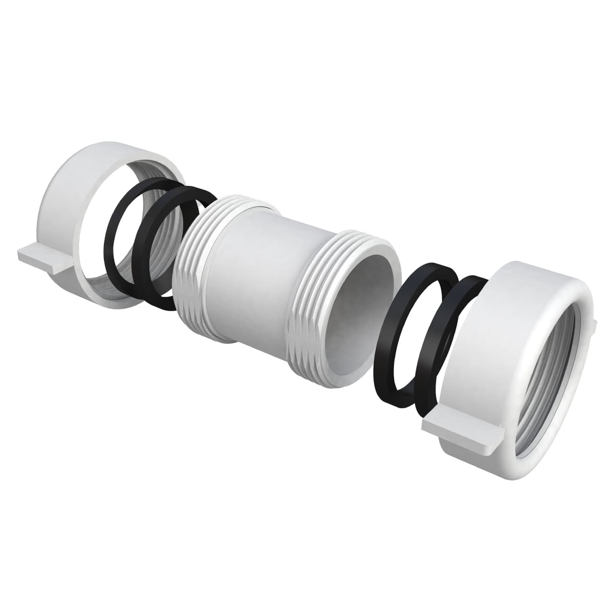 Passepartout Doppia Femmina in PP 1¼ Ø 32 mm Bonomini - 2