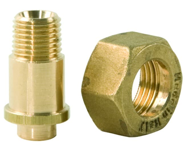 Raccordo con Dado per Regolatore Gas GPL M ¼ Femmina 20 Eurogas - 2
