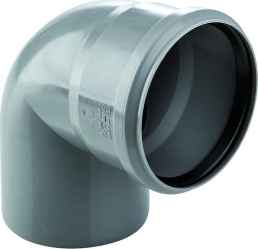 Curva 87 ° ad Innesto in PP con Guarnizione Serie ED Tech Ø 40 Wavin Italia - 2