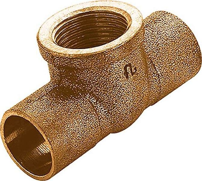 T Femmina a Saldare in Bronzo Serie 4000 3/4 Ø 18 Fra bo - 2