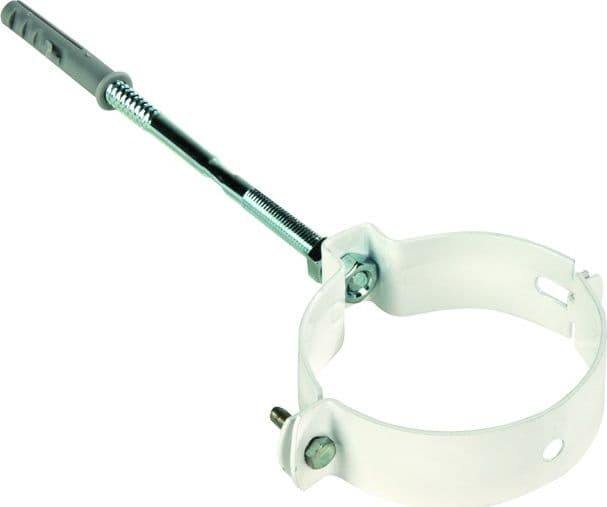 Collare per Tubo Fumi Ø 100 Bianco 2 Idroweb