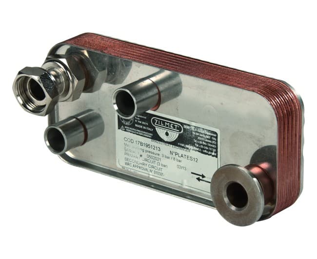 Scambiatore Saldobrasato per Caldaia Murale Piastre 12 ZILMET - 2