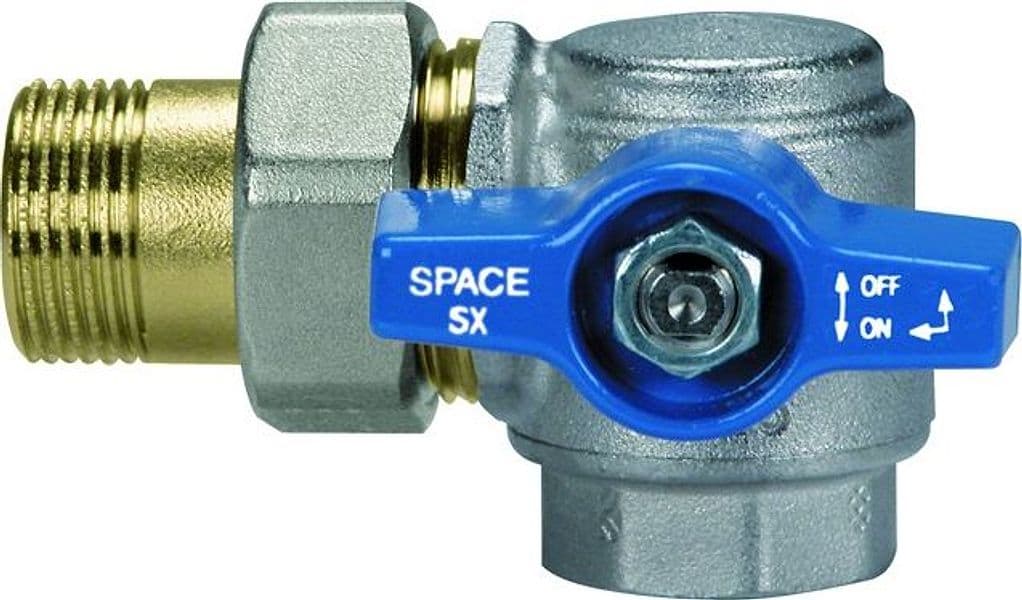 Valvola a Sfera a Squadra in Ottone Verso Sinistro Modello 2073B405SXB - 2