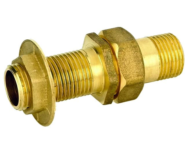 Raccordo Dritto 3 Pezzi Maschio in Ottone Giallo per Serbatoio 7011 4 - 2