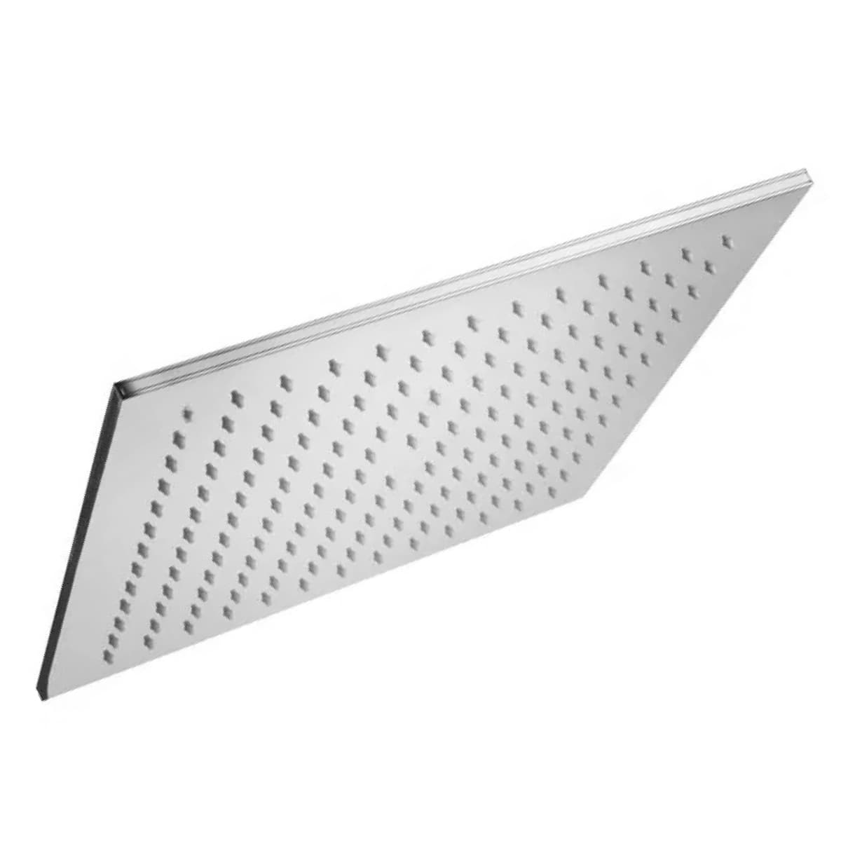 Soffione Quadrato Ottone Cromato 1 Getto 300 x 300 mm Rubinetteria Paffoni - 2