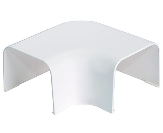 Curva Piana per Condizionamento in PVC 65 x 50 mm Vecam co - 2