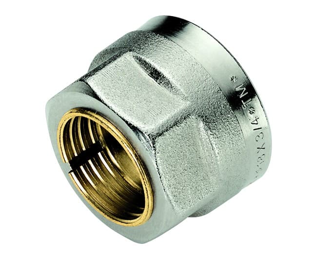 Adattatore per Tubo Rame Modello Tenblock ½ Ø 10 Tiemme Raccorderie - 2