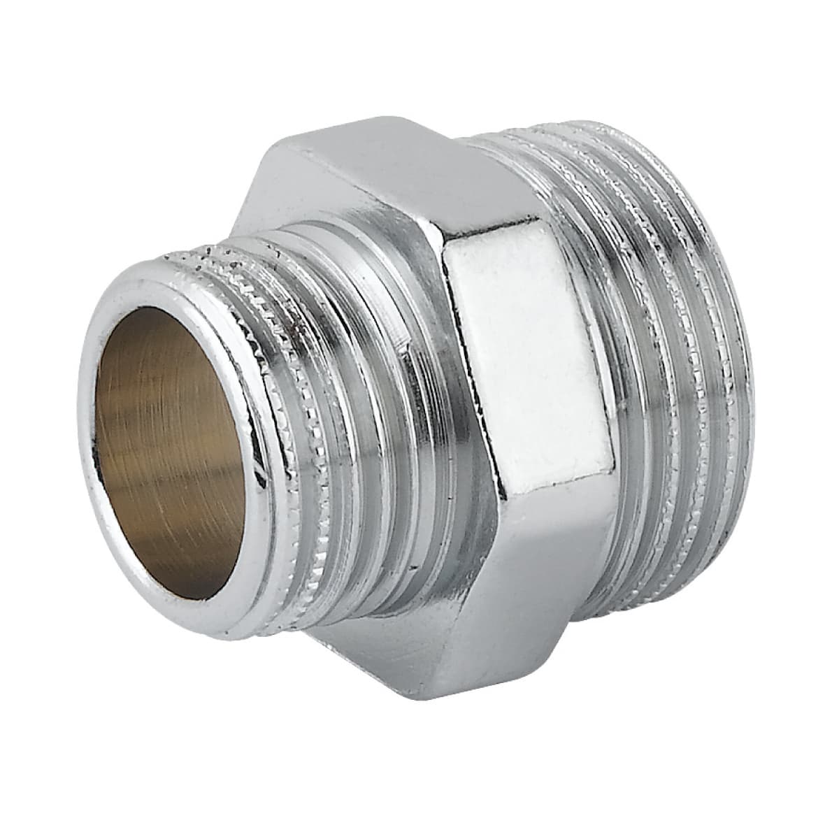 Raccordo Diritto Ridotto Maschio Ottone Cromato 1500 1 x Tiemme Raccorderie - 2