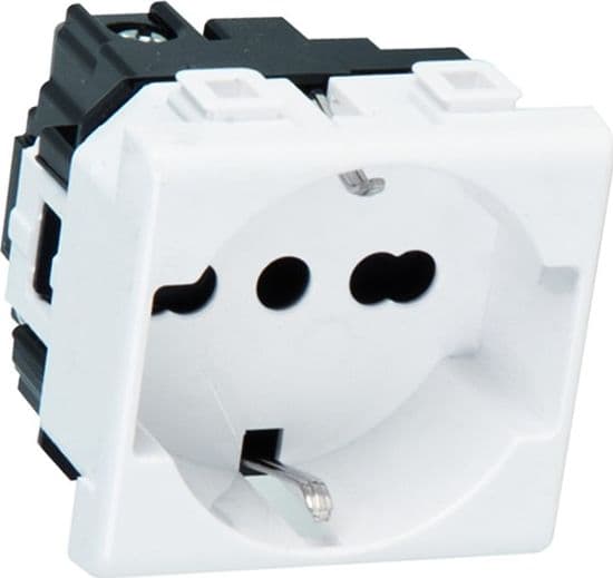 Presa Standard Schuko Bivalente 16A Matix – Idroweb