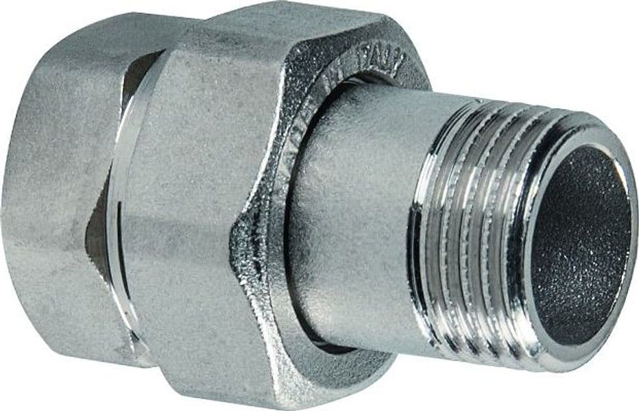 Raccordo Diritto 3 Pezzi Maschio Femmina Ottone Cromato 1200 1 Icma - 2