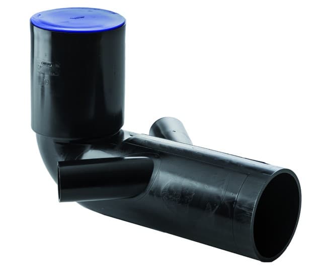 Curva Scarico WC Tipo B Prolungata con 2 Attacchi PE Ø 110 50 Wavin Italia - 2