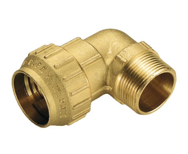 Raccordo Curvo in Ottone Maschio Ø 63 x 2 Tiemme Raccorderie - 2