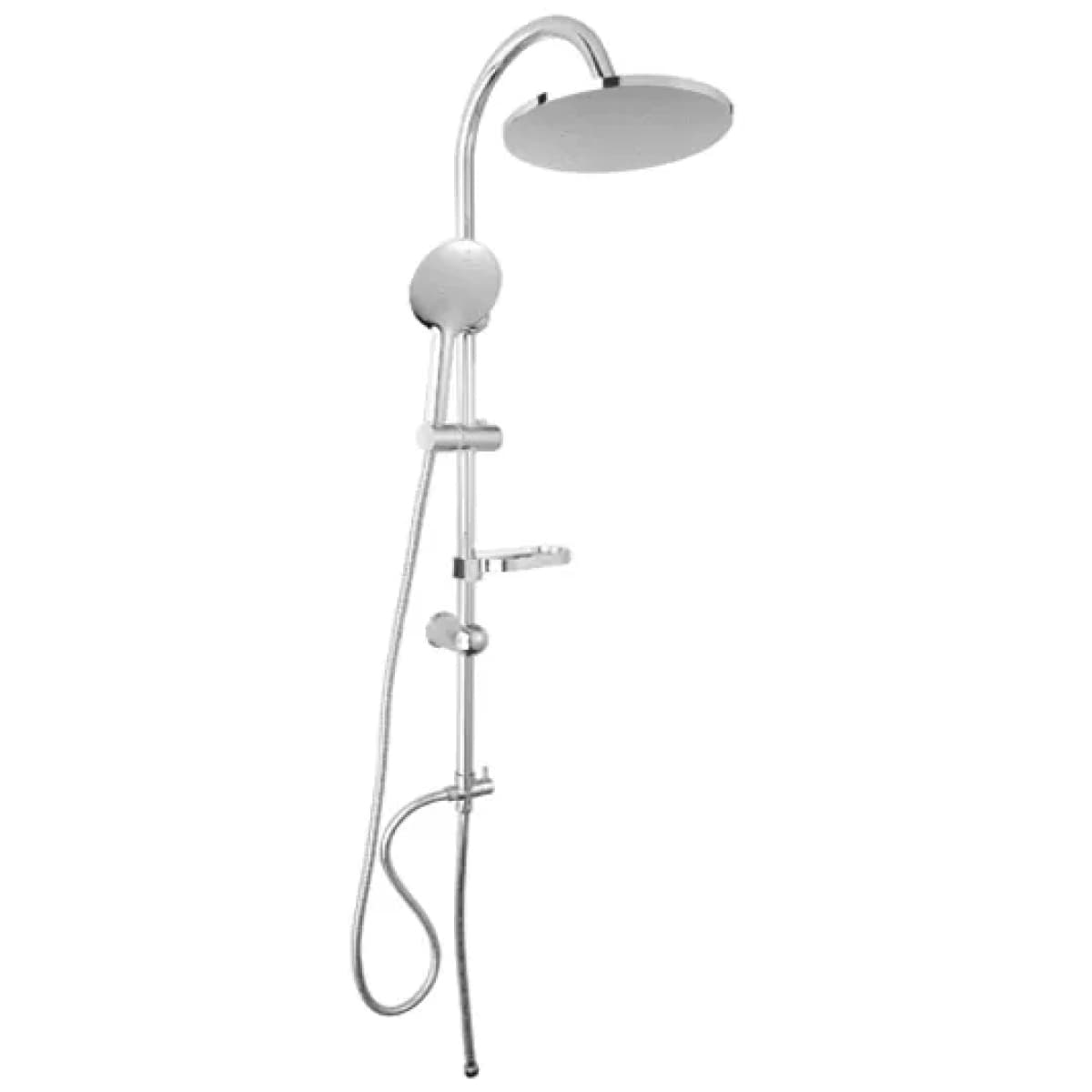 COLONNA DOCCIA MODELLO LIGHT 1 GETTO - CROMATO - 2