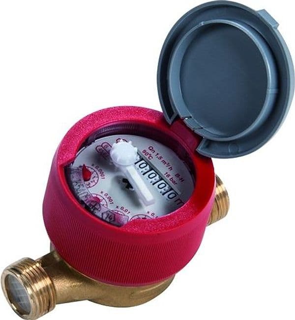 Contatore Acqua Quadrante Asciutto Modello Usc 1/2 G. Gioanola