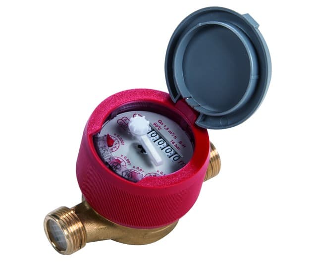 Contatore Acqua Quadrante Asciutto Modello Usc 1/2 G. Gioanola - 2