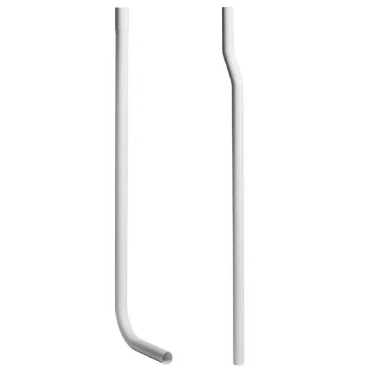 Coppia Tubi 80 cm per Cassetta Alta in PVC Cr - 2