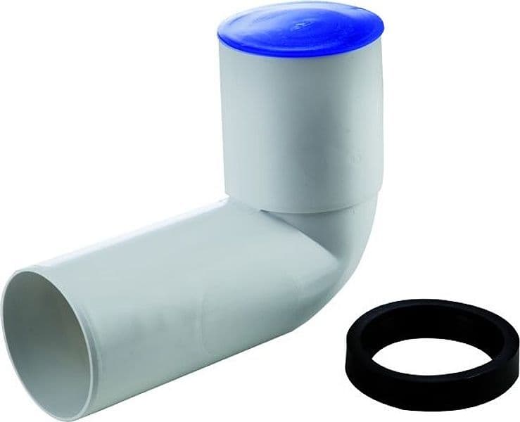 Curva Scarico WC Prolungata ad Innesto in PP ED Tech Ø 90 Wavin Italia - 2