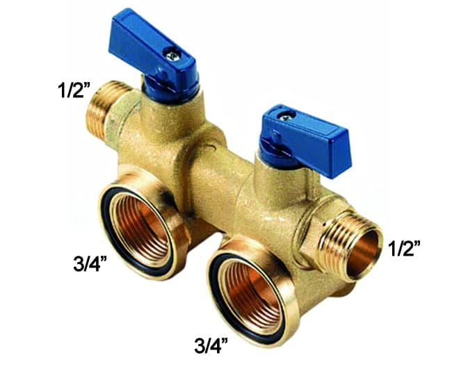 Collettore Modulare per Sanitari in Ottone Totem 1 x 1 Tiemme Raccorderie - 2