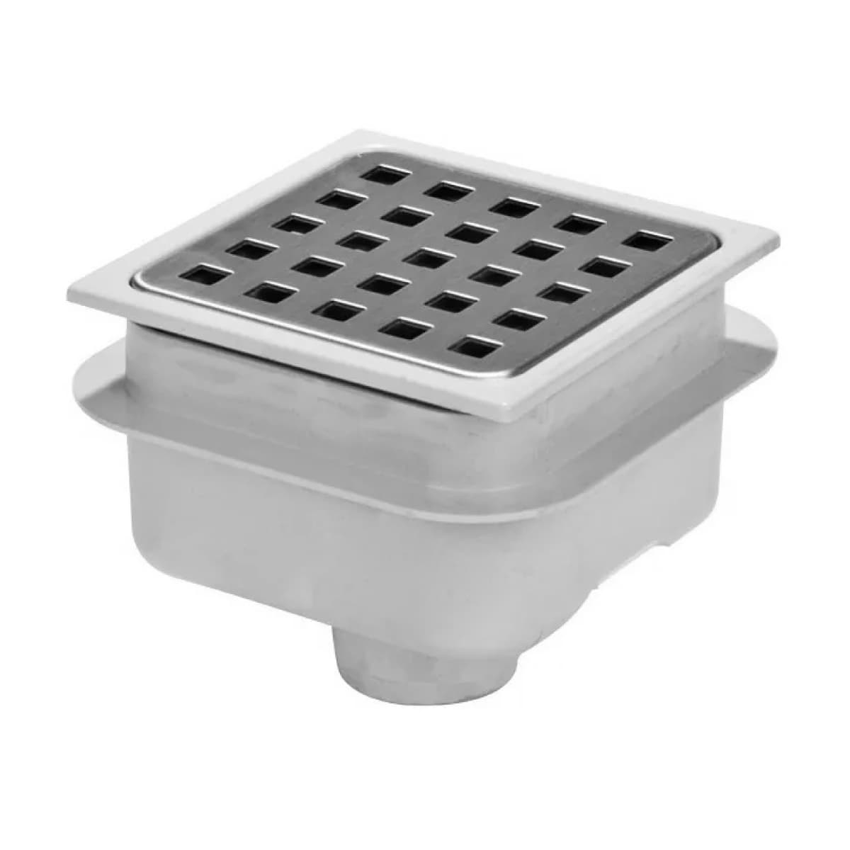 Piletta in ABS con Griglia in Acciaio INOX 304 100 x 100 mm Gebo GEBO21612 - 2