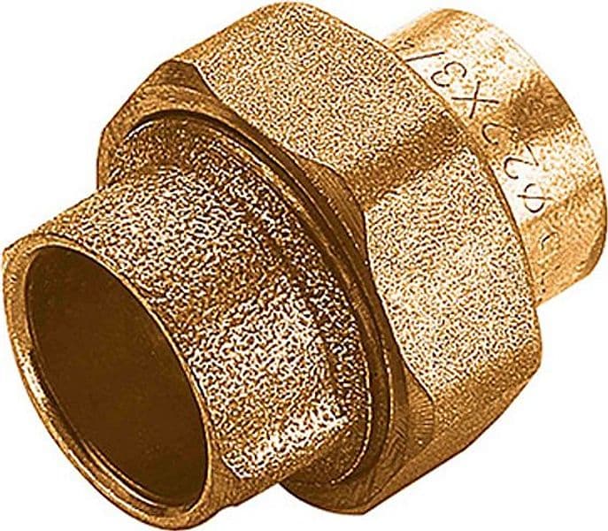 Bocchettone a Saldare Doppia Femmina in Bronzo Serie 4000 1 Ø 28 Fra bo – Frabo