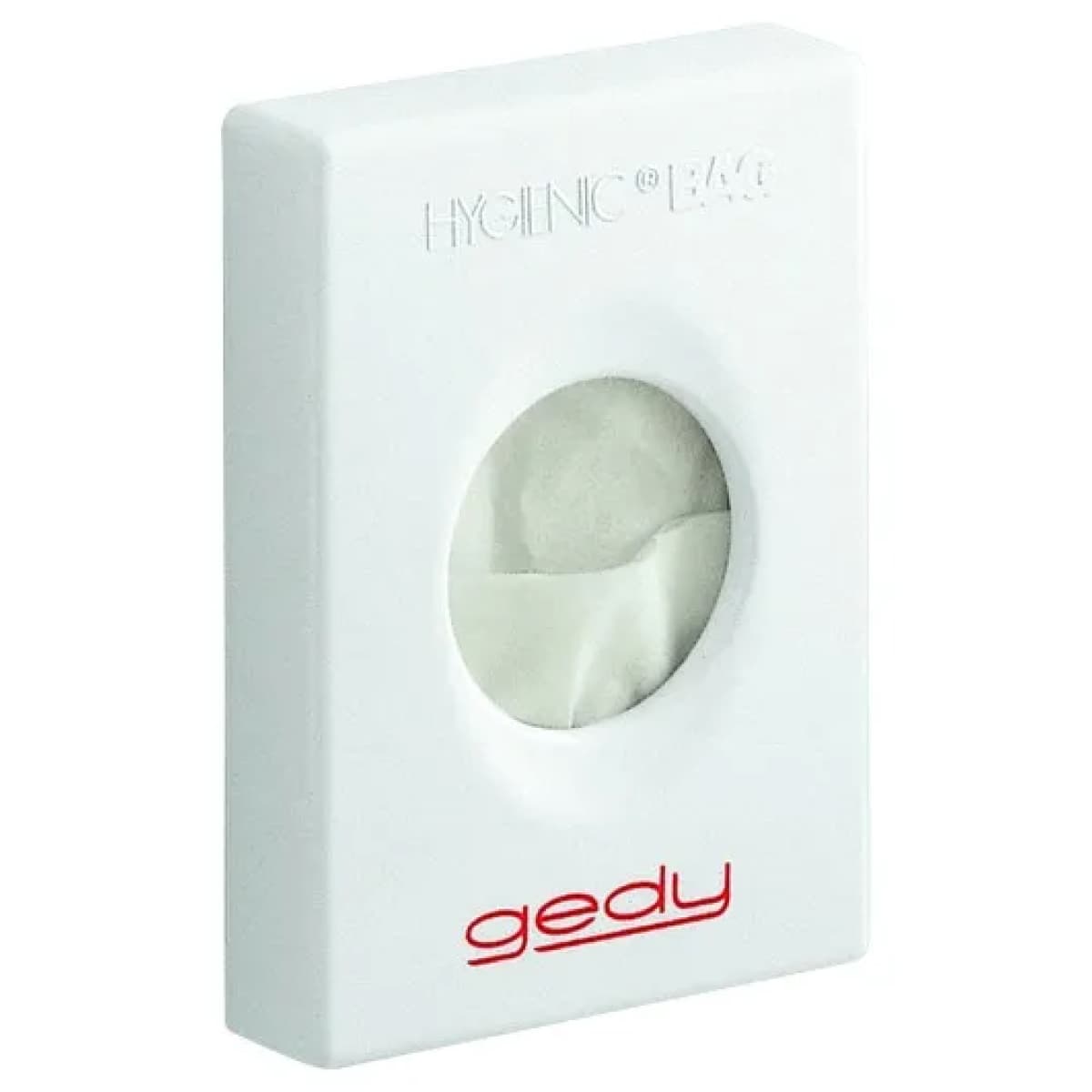 Portasacchetti Igienici Bianco Modello Hotellerie Cm 9,8 x 3,8 x 13,8 GEDY - 2