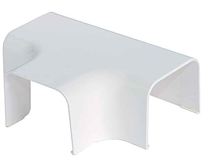 Curva a T Ridotta per Condizionamento in PVC 90 x 65 mm Vecam co - 2