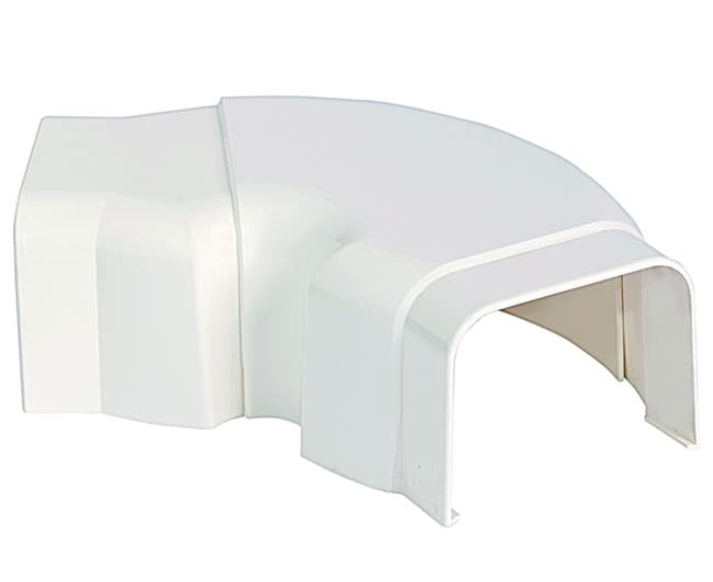 Curva Regolabile per Condizionamento in PVC 65 x 50 mm Vecam co - 2