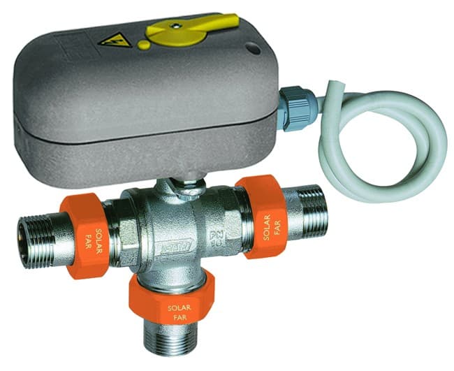Valvola di Zona 3 Vie Deviatrice per Pannelli Solari ¾ Far Rubinetterie - 2