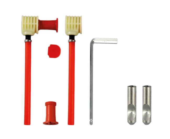 Kit Fissaggio Universale Lungo per Sanitari Sospesi Vaso e Bidet con Perni - 2