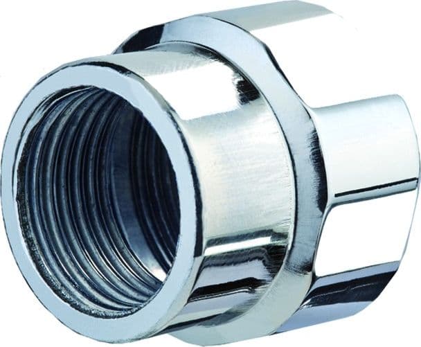 Raccordo Diritto Ridotto Doppia Femmina in Acciaio Zincato 11/4 x 1 Idroweb - 2