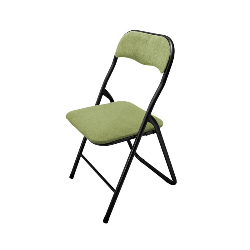 Sedia Pieghevole Polo Tessuto Verde 9 6 Pezzi - 2