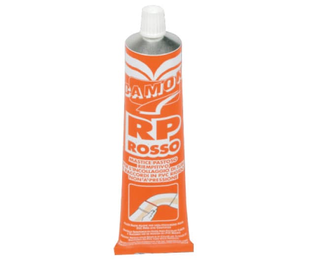 Adesivo Sigillante per Tubi in PVC Modello Rp Rosso 125 Gr CAMON - 2