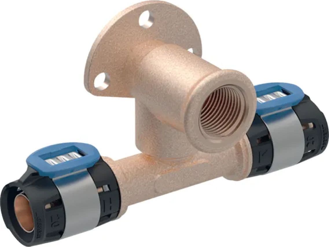 Gomito di Allacciamento a T 90 ° Flowfit Ø 20 mm Profondit Ee 36 mm Geberit - 2