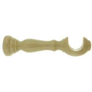 Supporto Legno per Bastone Naturale 18 cm 1,0 Coppie 2 Pezzi - 2