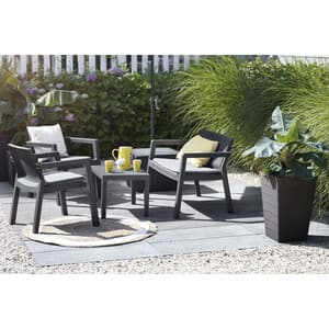 Allibert Salotto Emily con Cuscini Graphite - 2