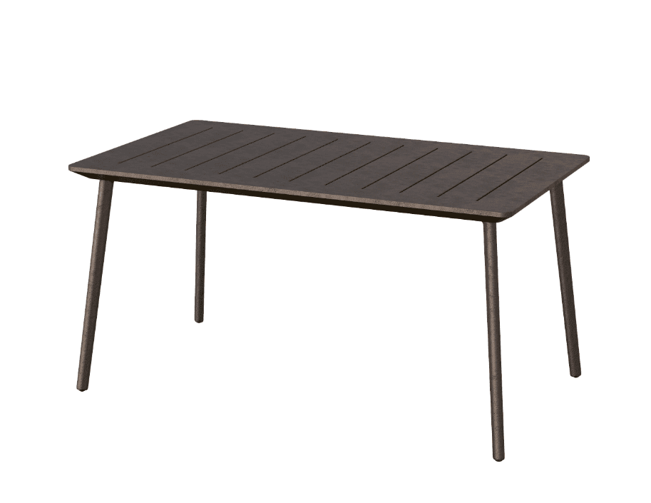 Tavolo da Giardino Cast Iron 150 x 90 x 74 cm in Resina Effetto Ghisa - 2