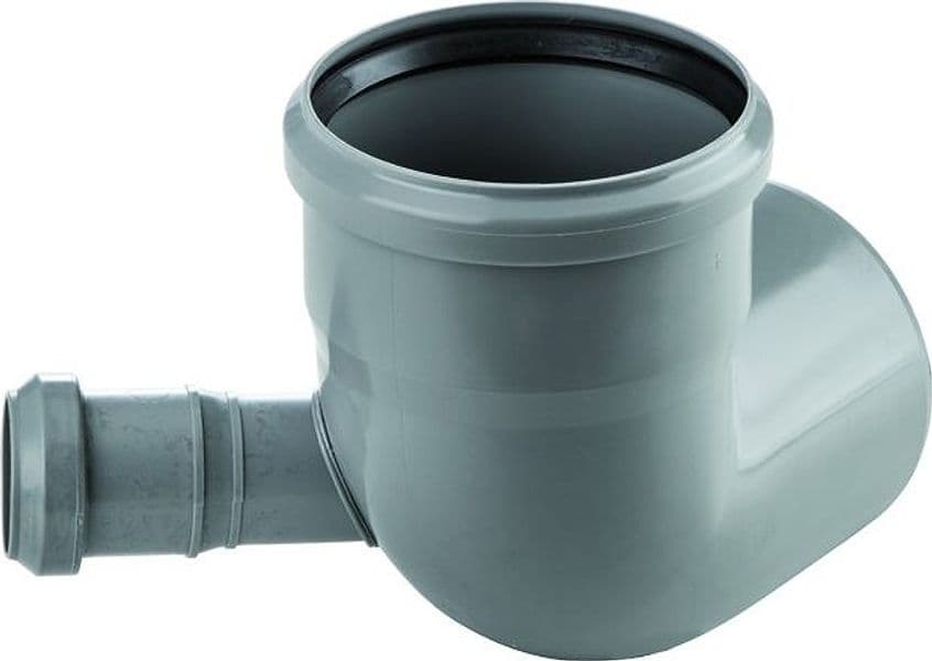 Curva Scarico WC 87 ° ad Innesto in PP Wavin Italia WA243160 - 2