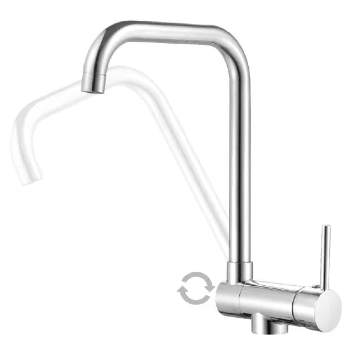 Rubinetto Miscelatore Monocomando per Lavello Serie Borealis ? Idroweb - 2