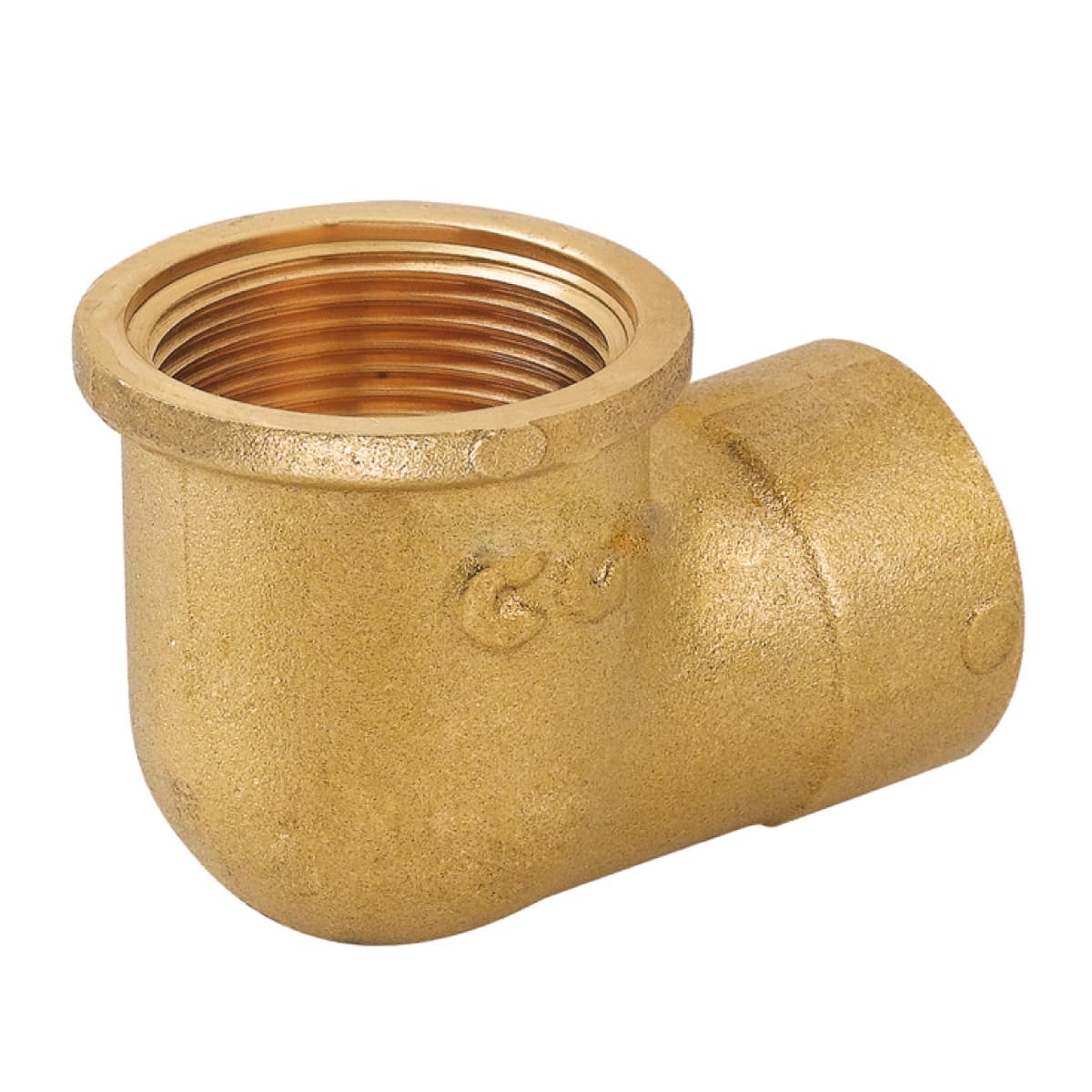 Raccordo Curvo Ridotto Doppia Femmina in Ottone Giallo 1500 ¾ x Pettinaroli - 2