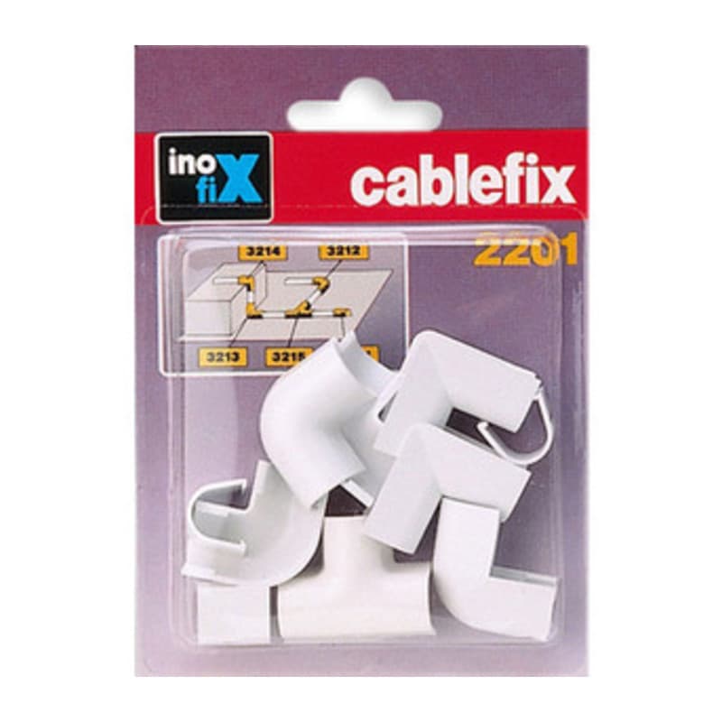 Giunto per Canalina Inofix Bianco 10 Pezzi - 2