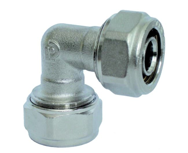 Raccordo Curvo Intermedio per Tubo Multistrato Completo di Kit 725320 - 2